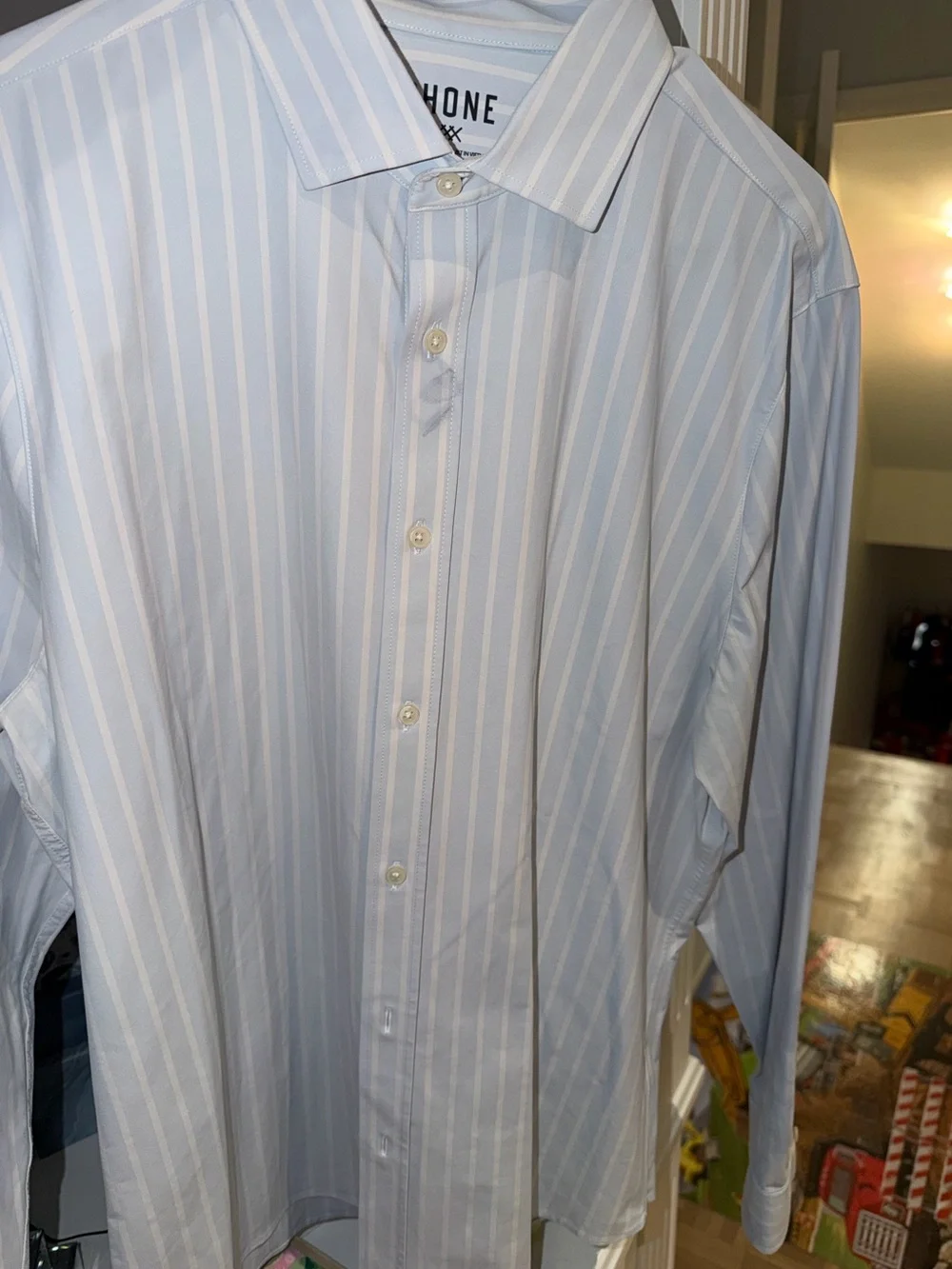 Used - Set of 5 - Rhone Men's State of Mind Button Down Shirts - All Size L - Picture 9 of 11